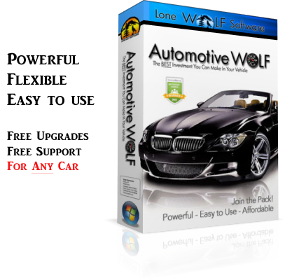 Automotive Wolf Car Care Software Product Box